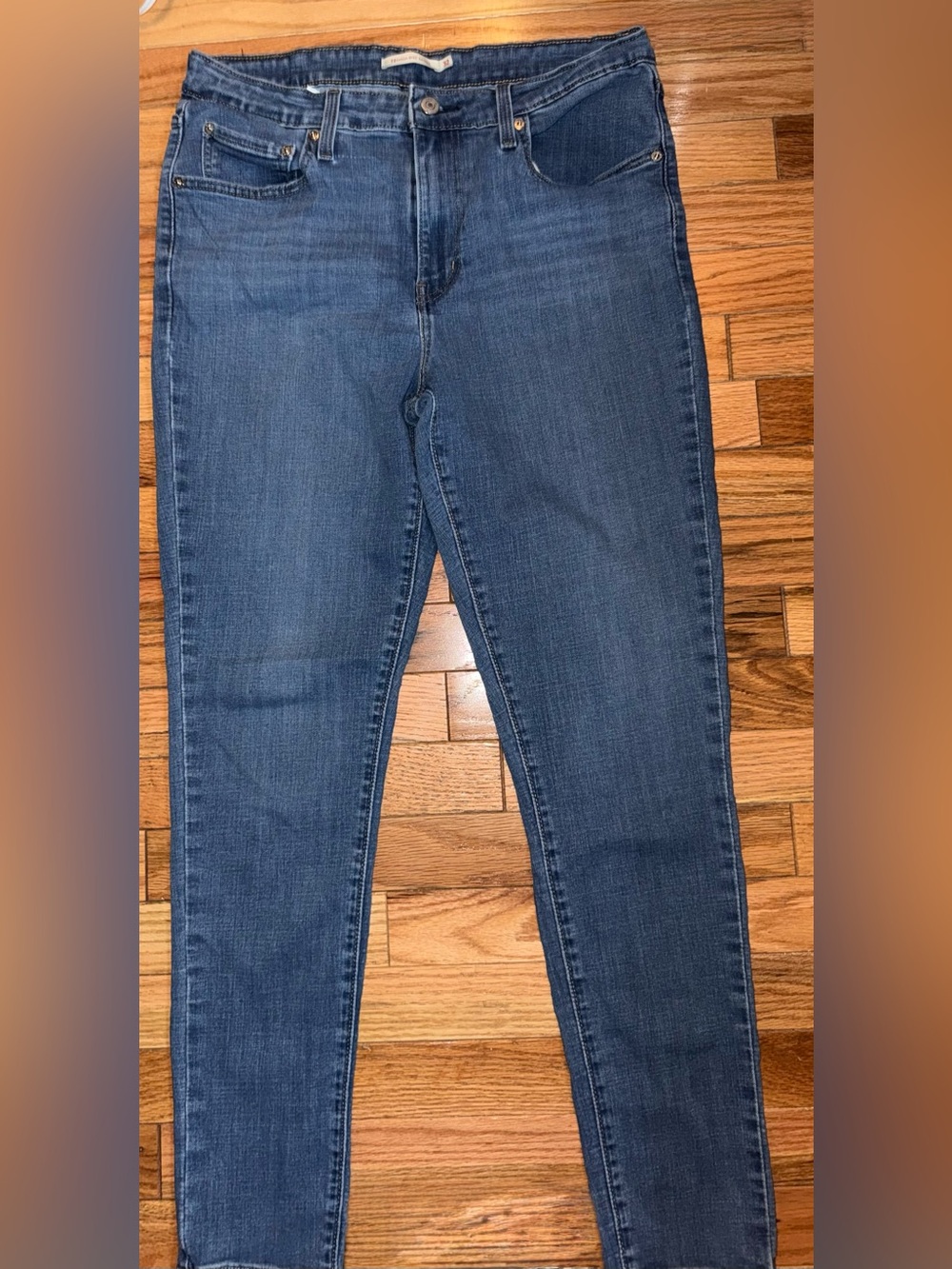 Levi's 721 High Rise Skinny Jeans Women’s- Size 32x30 - Picture 4 of 7